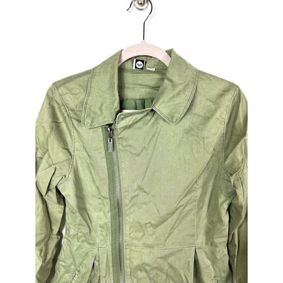 Roxy green zip up jacket - Picture 2 of 11
